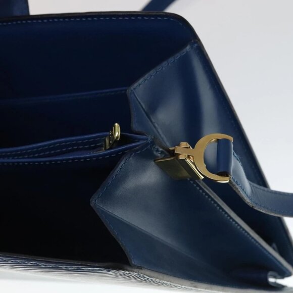 LOUIS VUITTON Epi Capuchin Shoulder Bag Blue - Picture 8 of 16
